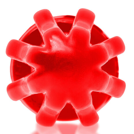 Oxballs - Airhole Large Buttplug met Vinnen - Rood