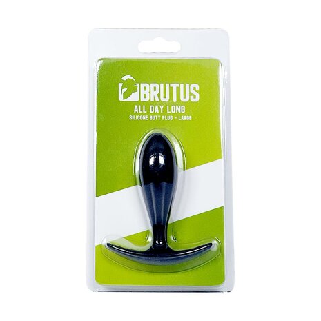 Brutus - Buttplug - Siliconen Anker Buttplug - All Day Long - Silicone Buttplug - Maat L