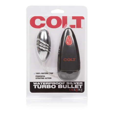 Colt - Waterproof Turbo Vibrerend Eitje - Zilver