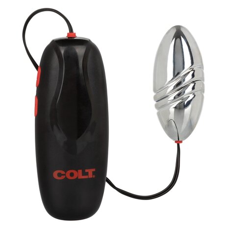 Colt - Oplaadbare Turbo Bullet - Vibrerend Eitje - Zilver