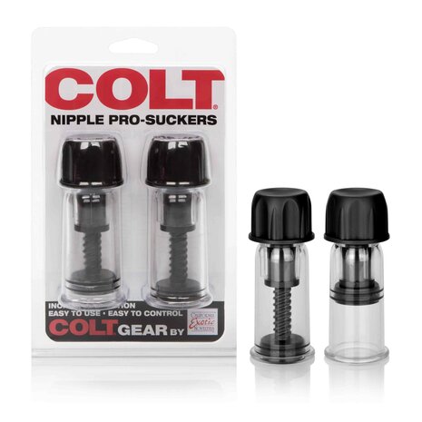 Colt - Nipple Pro-Suckers - Tepelzuigers - Zwart