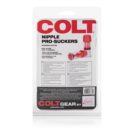 Colt - Nipple Pro-Suckers - Tepelzuigers - Rood