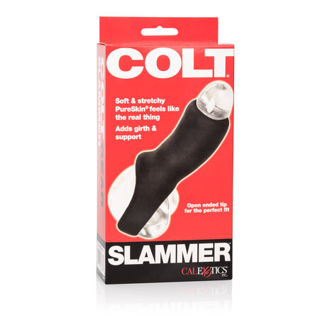 Colt - Slammer - Verdikkende Rekbare  Penis Sleeve - Zwart