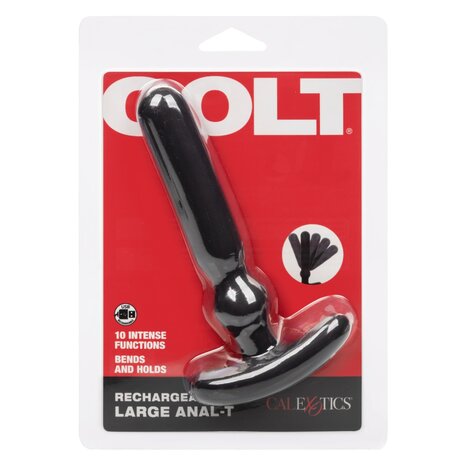 Colt - Oplaadbare Large Anal-T - Vibrerende Buttplug - Zwart