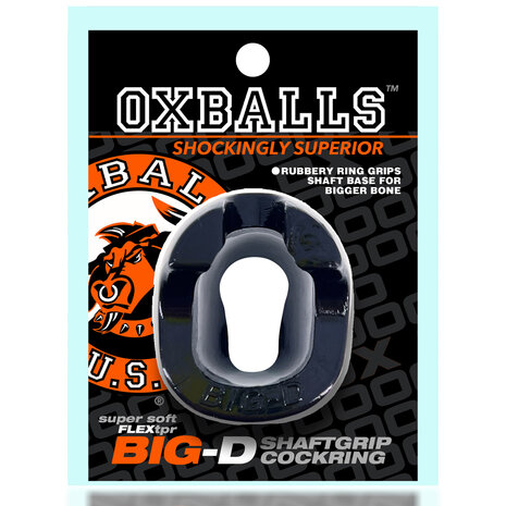 Oxballs - Big-D Shaft Grip Cockring - Zwart