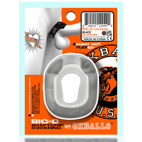 Oxballs - Big-D Shaft Grip Cockring - Wit