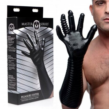 Master Series - Pleasure Fister - Fisting handschoen met textuur