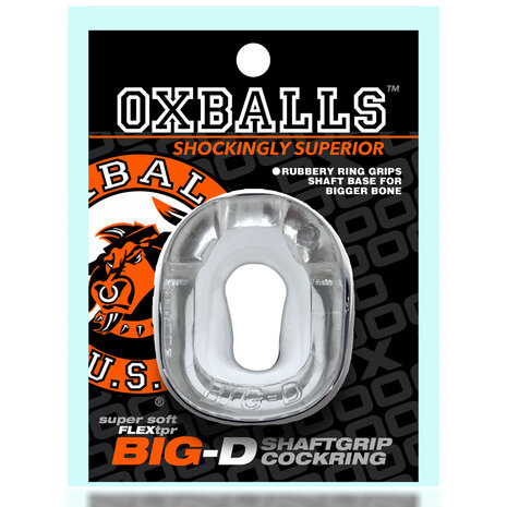 Oxballs - Big-D Shaft Grip Cockring - Transparant