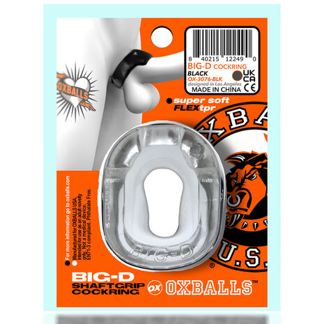 Oxballs - Big-D Shaft Grip Cockring - Transparant