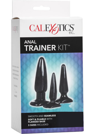 Calexotics - Siliconen Anaal Trainer Kit - 3 stuks - Zwart