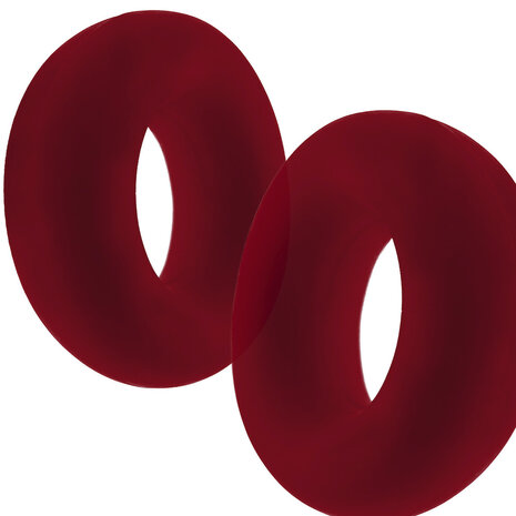 Hünkyjunk - Stiffy - Cockring - 2 stuks - Cherry Ice