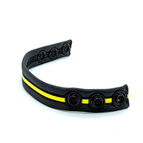 665 - Ball Strap - Cockring - Neoprene Racer Gun Strap - Geel