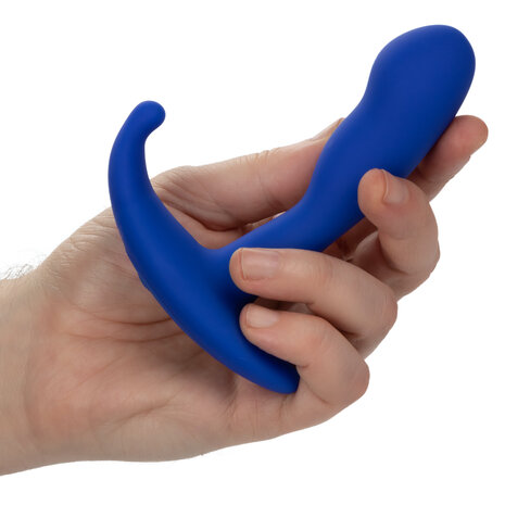 Calexotics - Admiral Advanced Curved Probe - Vibrerende Buttplug - Blauw