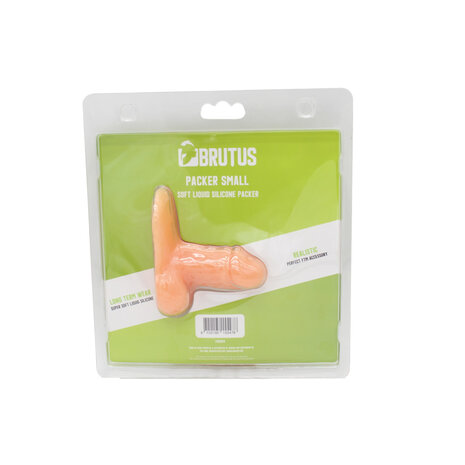 Brutus - Packing Penis - Slappe Penis - FtM Drag - Lichte Huidskleur - Siliconen - Maat S