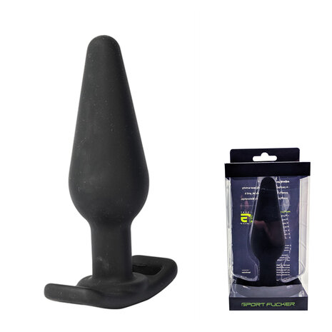 Sport Fucker - Scrum Harness Buttplug - Zwart