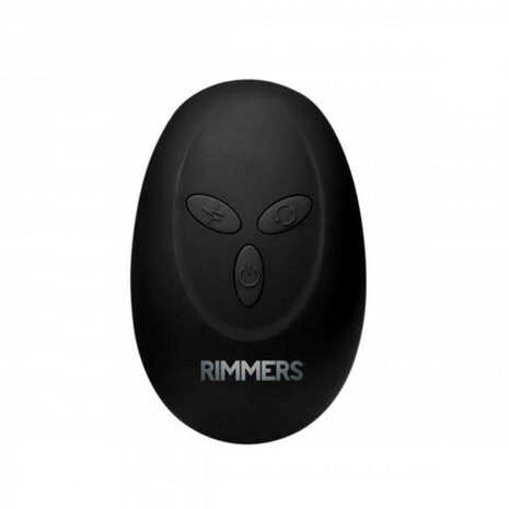 Rimmers - Slim R - Gladde Rimming Buttplug met Afstandsbediening - Zwart