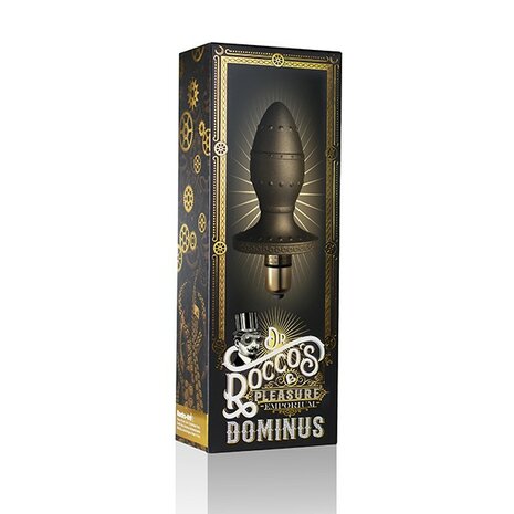 Rocks-off - Dominus - Vibrerende Buttplug - 10 snelheden - Metallic Brons