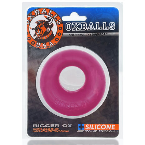 Oxballs - Bigger Ox Cockring - Hot Pink Ice