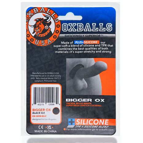 Oxballs - Bigger Ox Cockring - Hot Pink Ice