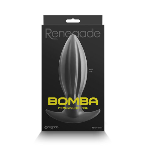 Pipedream - Renegade - Bomba - Siliconen Buttplug - Maat L