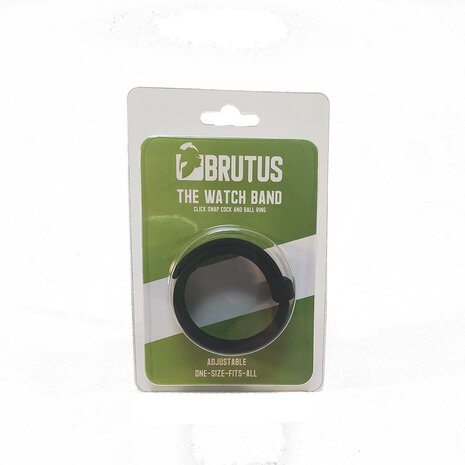 Brutus - The Watch Band - Click Snap Cock And Ball Ring - Cockring - Ballstretcher