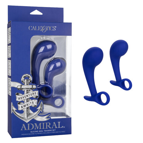 Calexotics - Admiral Siliconen Anale Training Set - Blauw