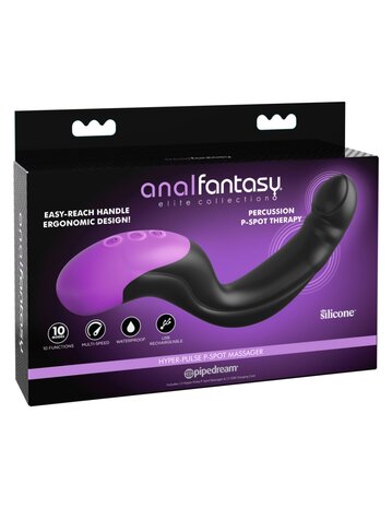 Pipedream - Anal Fantasy Elite Hyper-Pulse P-Spot Massager - Zwart/Paars