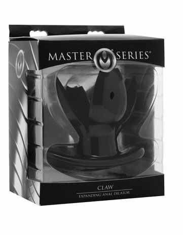 Master Series - Claw - Spreidende Buttplug - Zwart