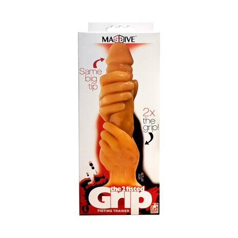 Icon - The 2 Fisted Grip - Cock-In-Hands Dildo - Lichte Huidskleur