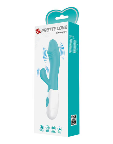 Pretty Love - Snappy - G-Spot Rabbit Vibrator - Turquoise