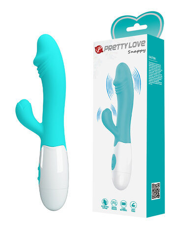 Pretty Love - Snappy - G-Spot Rabbit Vibrator - Turquoise