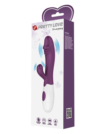 Pretty Love - Snappy - G-Spot Rabbit Vibrator - Paars