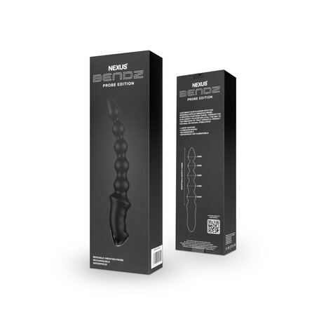 Nexus - Bendz - Buigbare Anaal Vibrator - Zwart