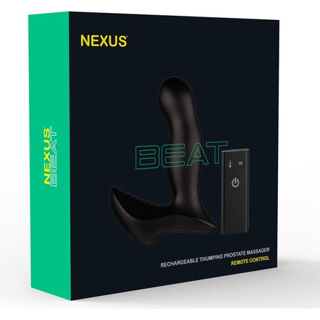 Nexus - Beat - Kloppende Prostaat Vibrator met Afstandsbediening - Zwart