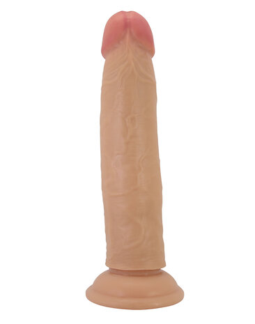 Pretty Love - Keon - Realistische Sliding Skin Dildo - 21,4 cm - Lichte Huidskleur