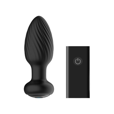 Nexus - Tornado - Kleine Vibrerende Buttplug - Zwart