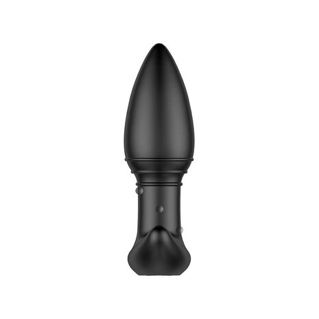 Nexus - B-Stroker - Masserende Buttplug met Strelende Nopjes voor Perineum - Zwart