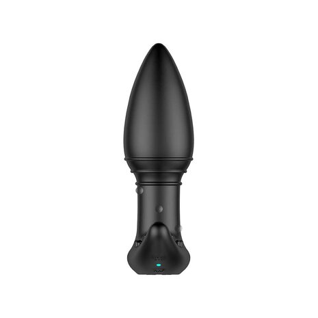 Nexus - B-Stroker - Masserende Buttplug met Strelende Nopjes voor Perineum - Zwart