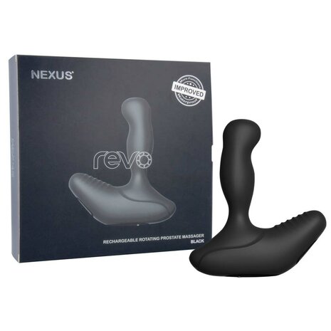 Nexus - Revo - Vibrerende Roterende Prostaat Massager - Zwart