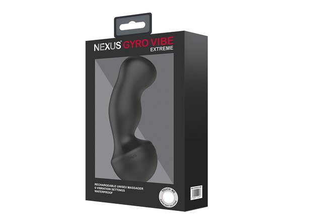 Nexus - Gyro Vibe Extreme - Vibrerende Dildo - Zwart