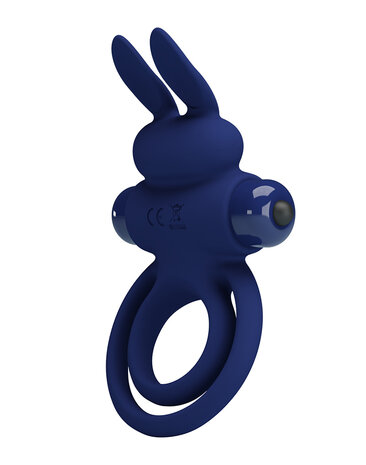 Pretty Love - Darey - Rabbit Cockring - Donkerblauw