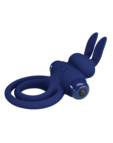 Pretty Love - Darey - Rabbit Cockring - Donkerblauw