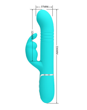 Pretty Love - Coale - Rabbit Vibrator - Turquoise