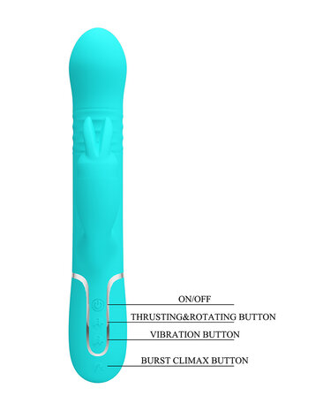 Pretty Love - Coale - Rabbit Vibrator - Turquoise