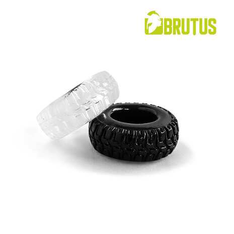 Brutus - Profilo - Rekbare Cockringen Set - Transparant/Zwart