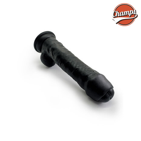 Champs - Henry Original Dildo - 17.5 cm - zwart