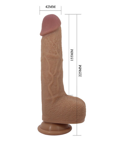 Pretty Love - Tommy - Stotende Vibrator die levensecht aanvoelt - Medium Huidskleur