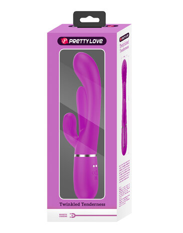 Pretty Love - Shania - Kloppende Rabbit Vibrator - Dieproze