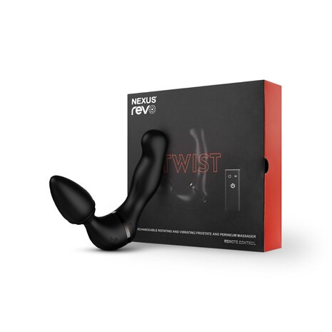 Nexus - Revo Twist - Vibrerende Buttplug en Roterende Prostaat Massager - Zwart