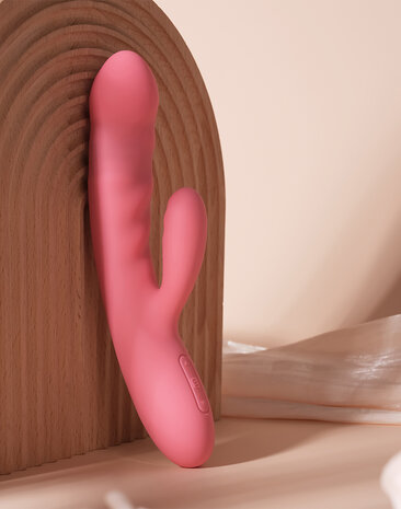 Svakom - Avery - Stotende Rabbit Vibrator - Strawberry Pink